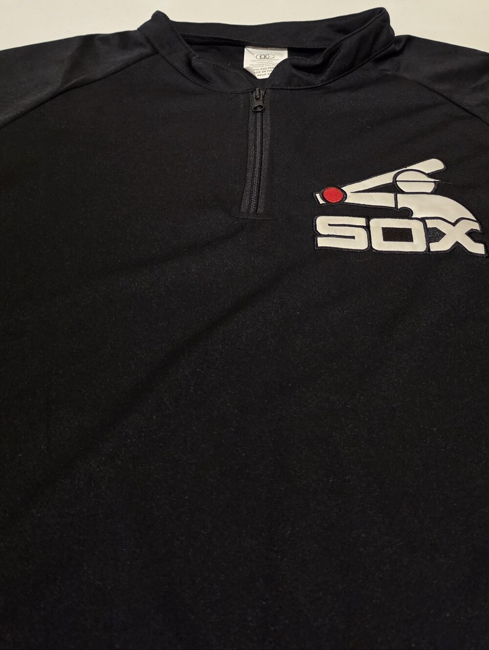Vintage Style Chicago White Sox Retro Batterman 1/4 Zip Pullover XL